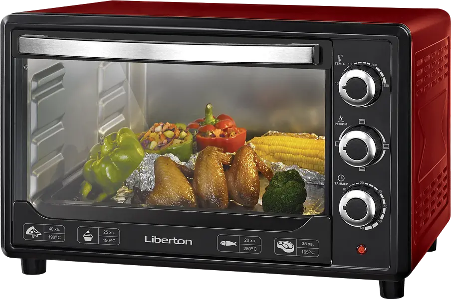 Електродуховка Liberton LEO-480 Red 48 л
