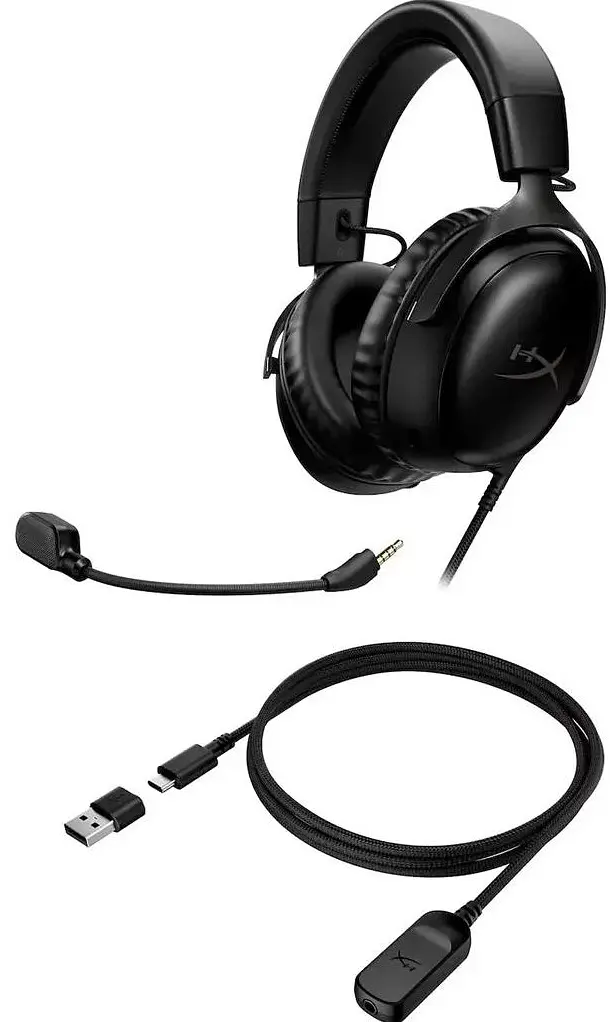 Навушники HyperX з мікрофоном Cloud III Black (727A8AA) - фото 4