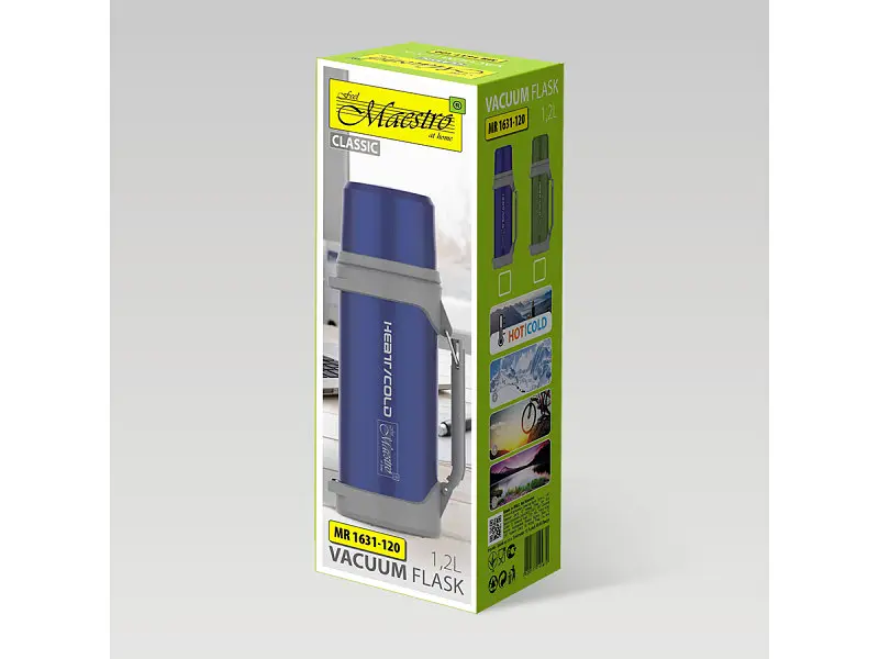 Термос Maestro MR-1631-120-BLUE - фото 2
