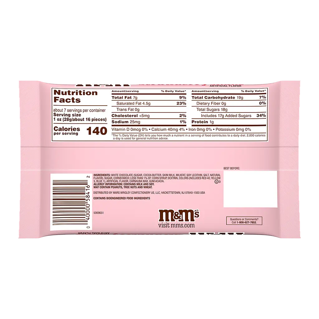 Драже M&MS Valentine's Day Strawberry Shake 210g - фото 4