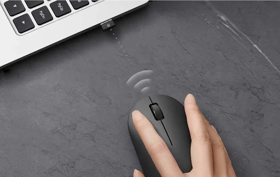 Комп'ютерна миша Xiaomi Mi Wireless Mouse Lite 2 Чорний - фото 3