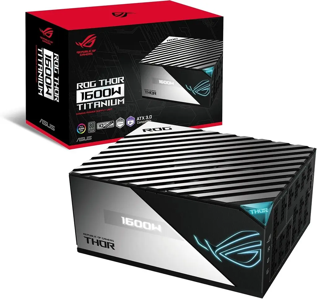 Блок питания ASUS ROG THOR 1600W 80+ Titanium (ROG-THOR-1600T3-GAMING) (90YE00V1-B0NA00) - фото 9