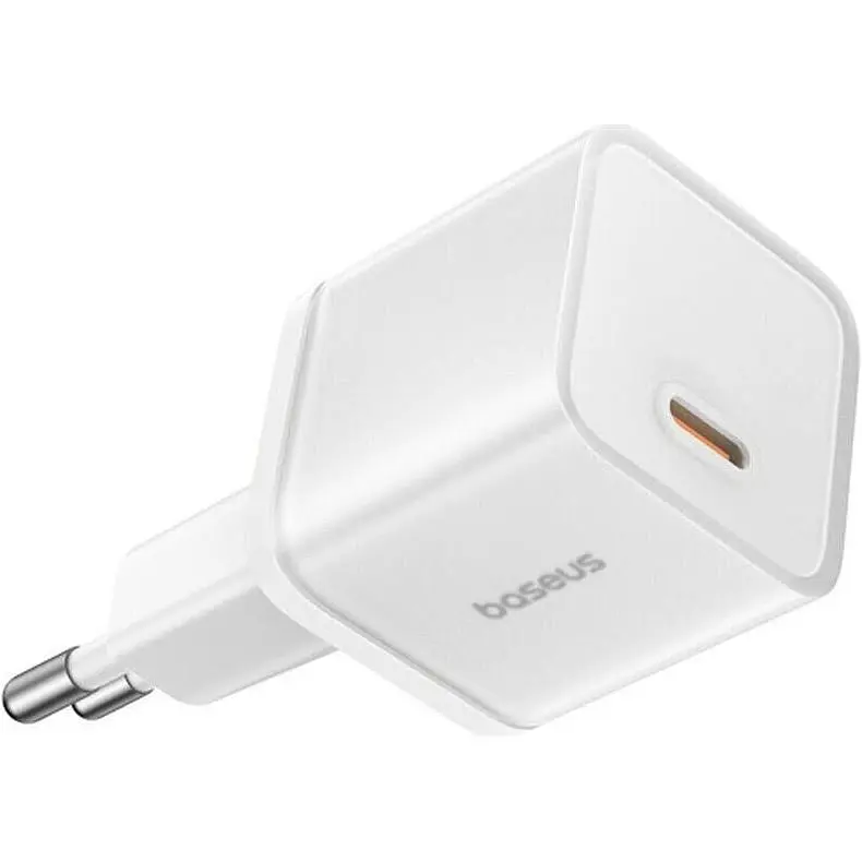 Мережевий зарядний пристрій Baseus GaN5S Fast Charger 1C 30W White (P10162504213-00) [113779] - фото 4