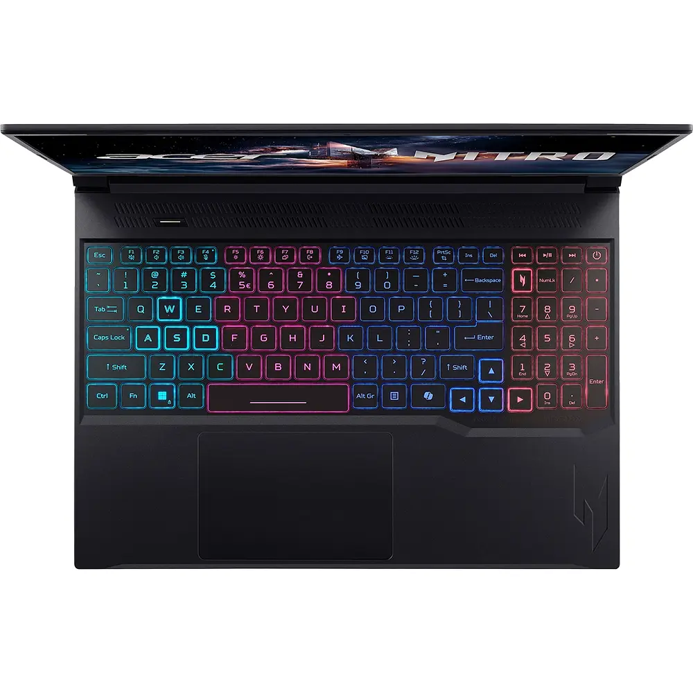 Ноутбук Игровой ACER Nitro V16S AI ANV16S-71-795F, Intel Core 7 240H до 5.2GHz, 16" WUXGA, 16GB, SSD 1TB, NVIDIA GeForce RTX 5060 8GB, Free DOS - фото 3