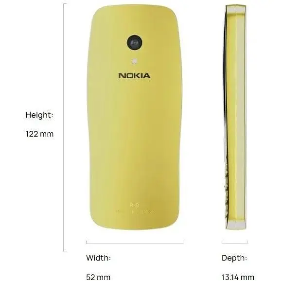 Телефон кнопковий Nokia 3210 2024 підтримка 4G Dl SIM gold - фото 4