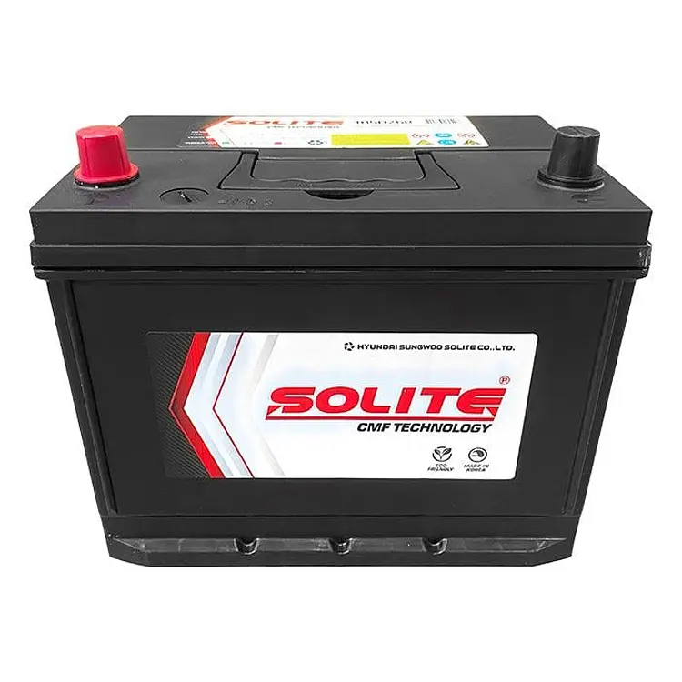 Аккумулятор Solite 6СТ-78Ah 105D26R ASIA (+/-) 650CCA 260 x 173 x 225 мм - фото 2