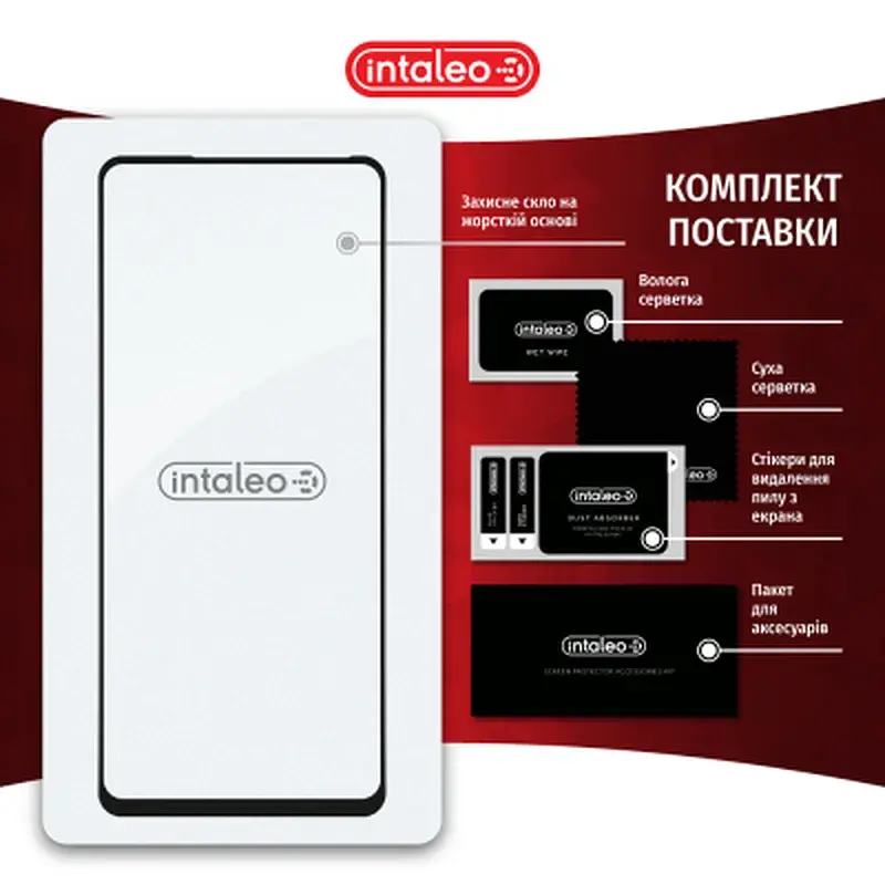 Скло захисне Intaleo Full Glue Infinix Hot 40 Pro Black (1283126589263) - фото 8