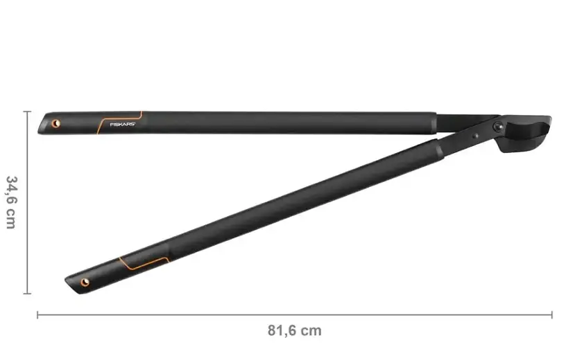 Великий площинний сучкоріз Fiskars з загнутими лезами SingleStep (L) L38 112460 (1001426) - фото 2