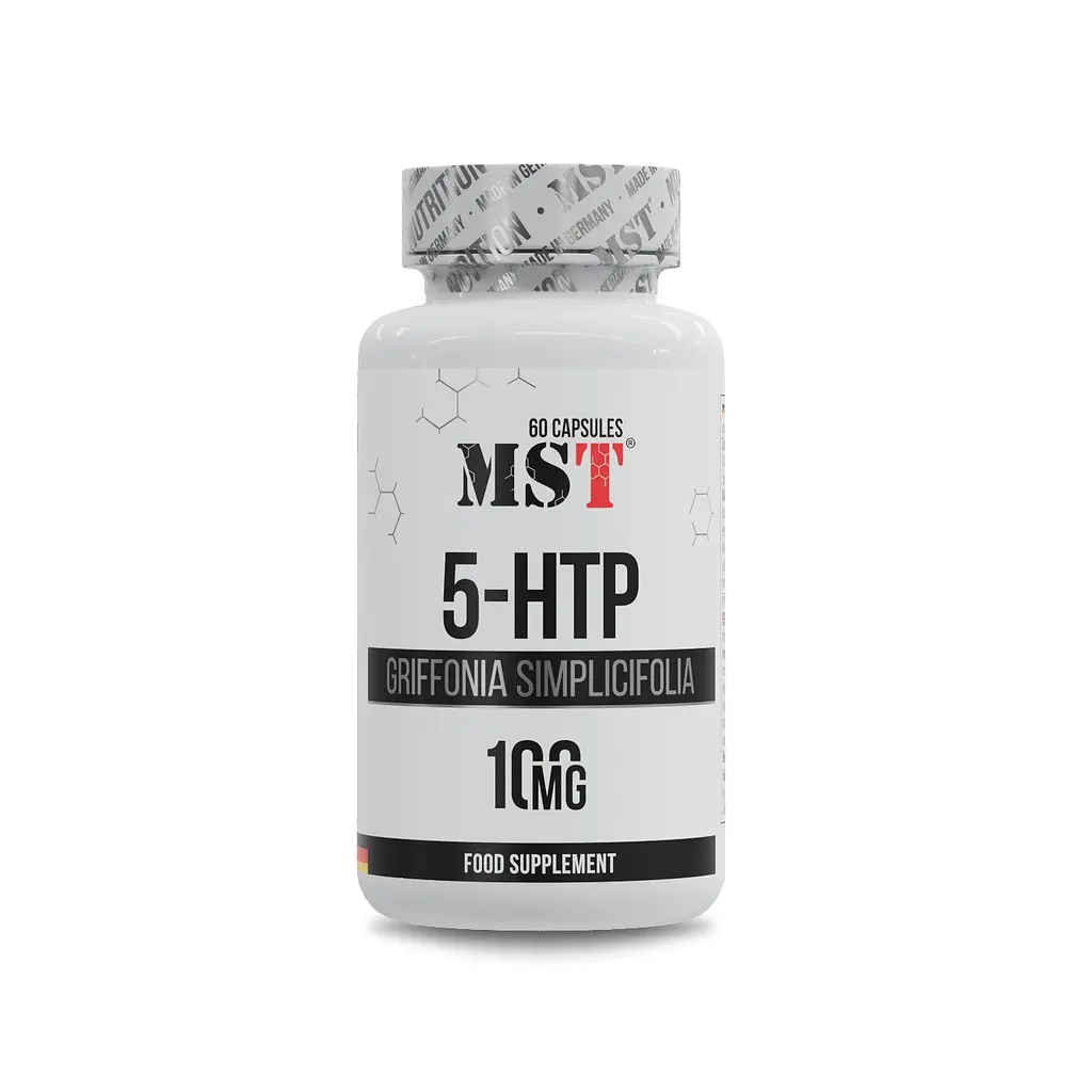 Амінокислота 5-HTP 100 mg, 60 капсул MST vit0004075