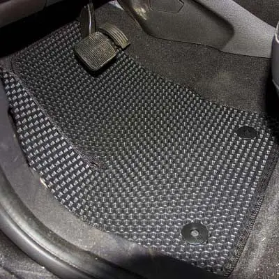Килимки у салон EVA для Ford C-Max 2010- ДВЗ з підп'ятником Коричневі-Коричневий кант 5 шт - фото 2