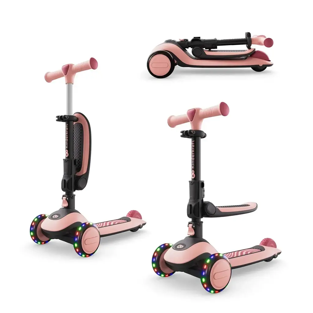 Самокат Kinderkraft Halley 2 Rose Pink (KRHALL02PNK0000) (5902533930173)