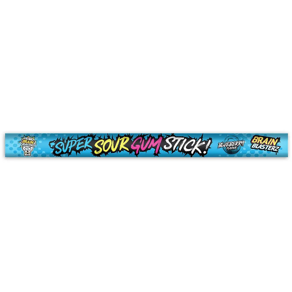 Жуйка Brain Blasterz Super Sour Gum Stick - 22g - фото 4
