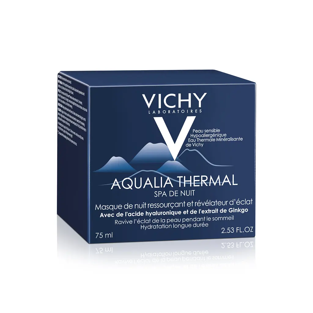 Нічний СПА крем-гель Vichy Aqualia Thermal для глибокого зволоження шкіри обличчя 75 мл - фото 4