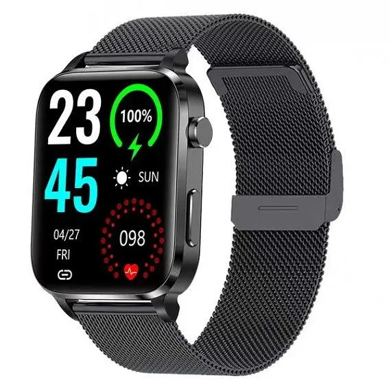 Умные наручные смарт часы Smart F100 (Black) - фото 4