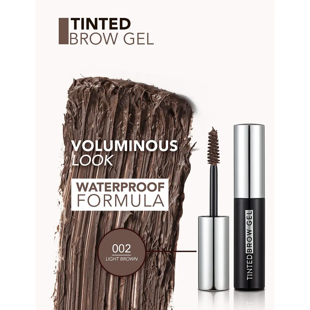 Гель для брів Flormar Tinted Brow Gel Light Brown відтінок 002, 4.8 мл - фото 3