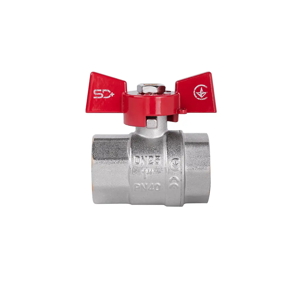 Кран кульовий SD Plus 1" ВР для води (метелик) SD602NW25PN40 - фото 3