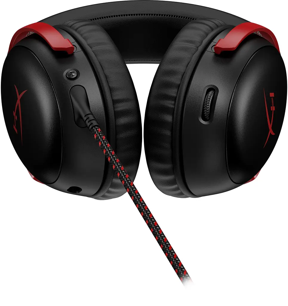Игровая гарнитура Cloud III, mini-jack/USB-A/USB-C, 1,2 м/1,3 м, черно-красная HyperX teh0013087 - фото 4