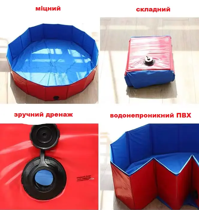 Басейн для собак Derby Dog Swimming Pool, Large - фото 3