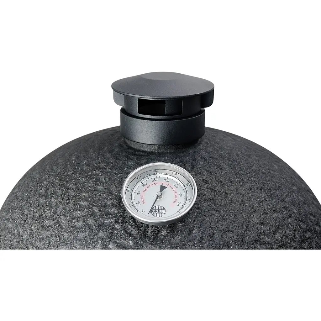 Керамический угольный гриль Grilli Kamado L 5 в 1 с системой BBQ Block Fire (749777) - фото 4