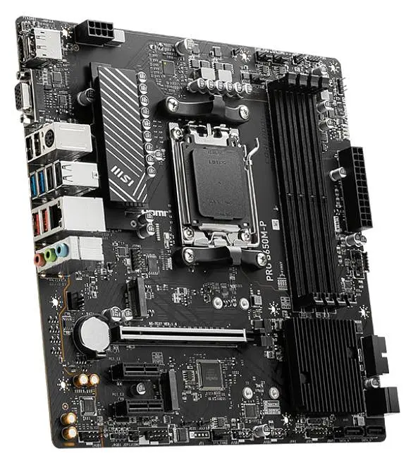 Материнская плата MSI Pro B650M-P (PRO B650M-P) (Socket AM5, AMD B650, Micro-ATX) Б/у - фото 2