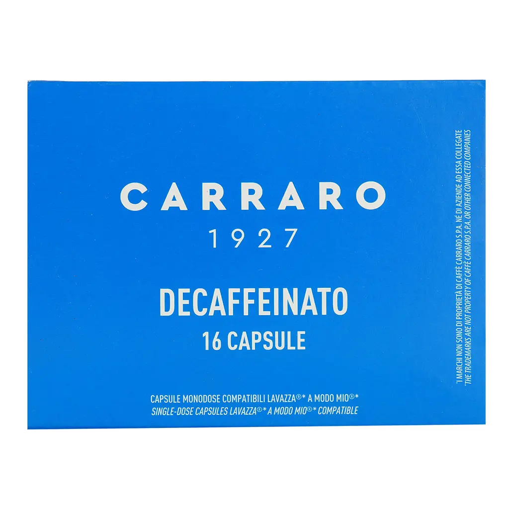 Кава в капсулах Carraro Lavazza A Modo Mio Decaffeinato, 16 капсул - фото 4