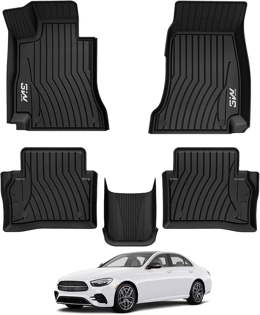 Комплект килимків TPE для Mercedes E-Class 2017–2022, 1–2 ряд