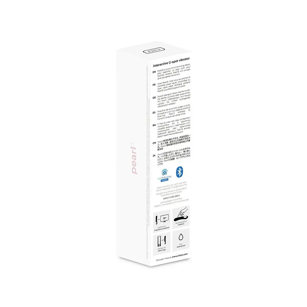 Інтерактивний вібростимулятор точки G Kiiroo Pearl 3 Pink - фото 4