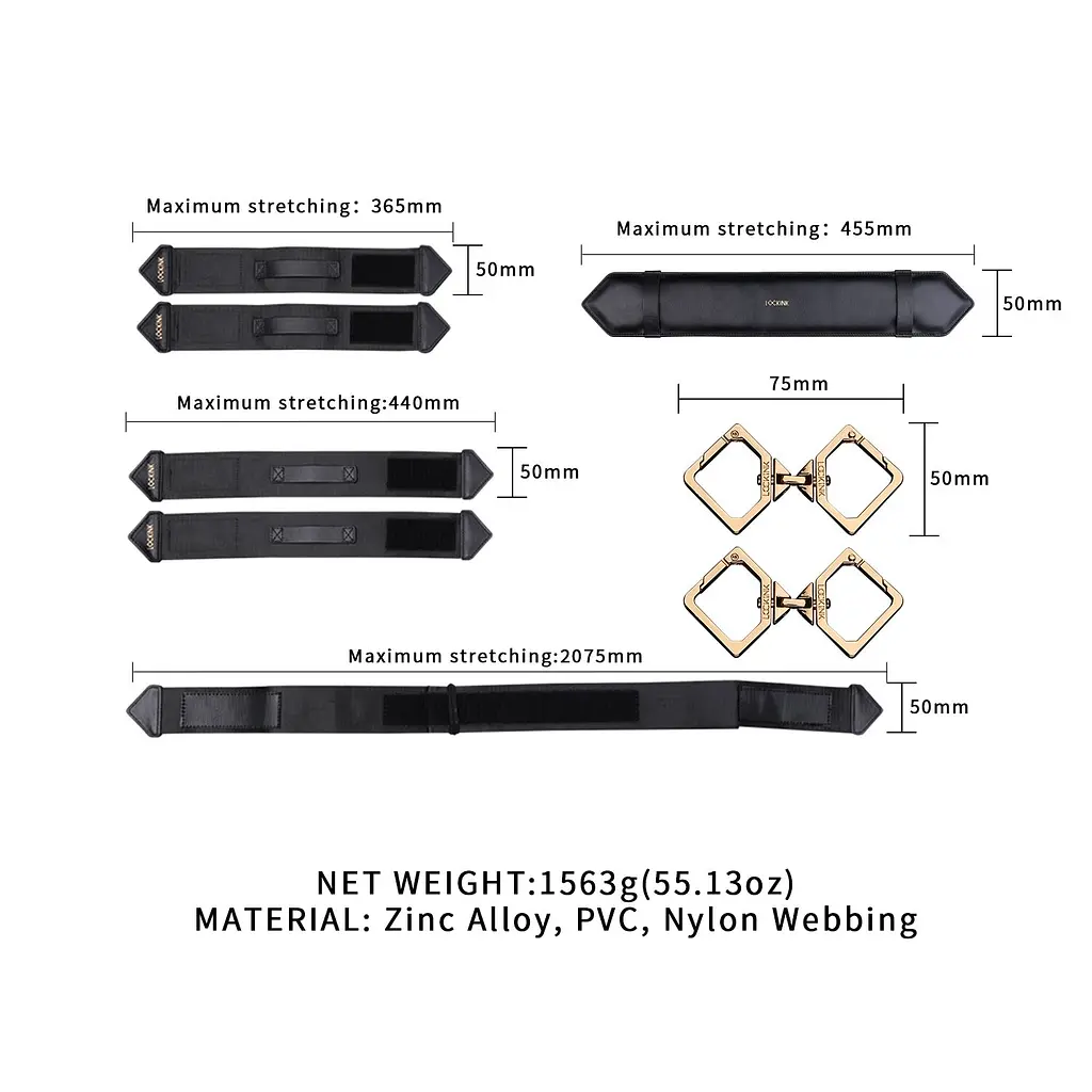 Фіксатори для рук та ніг LOCKINK Leg Spreader Strap - фото 8