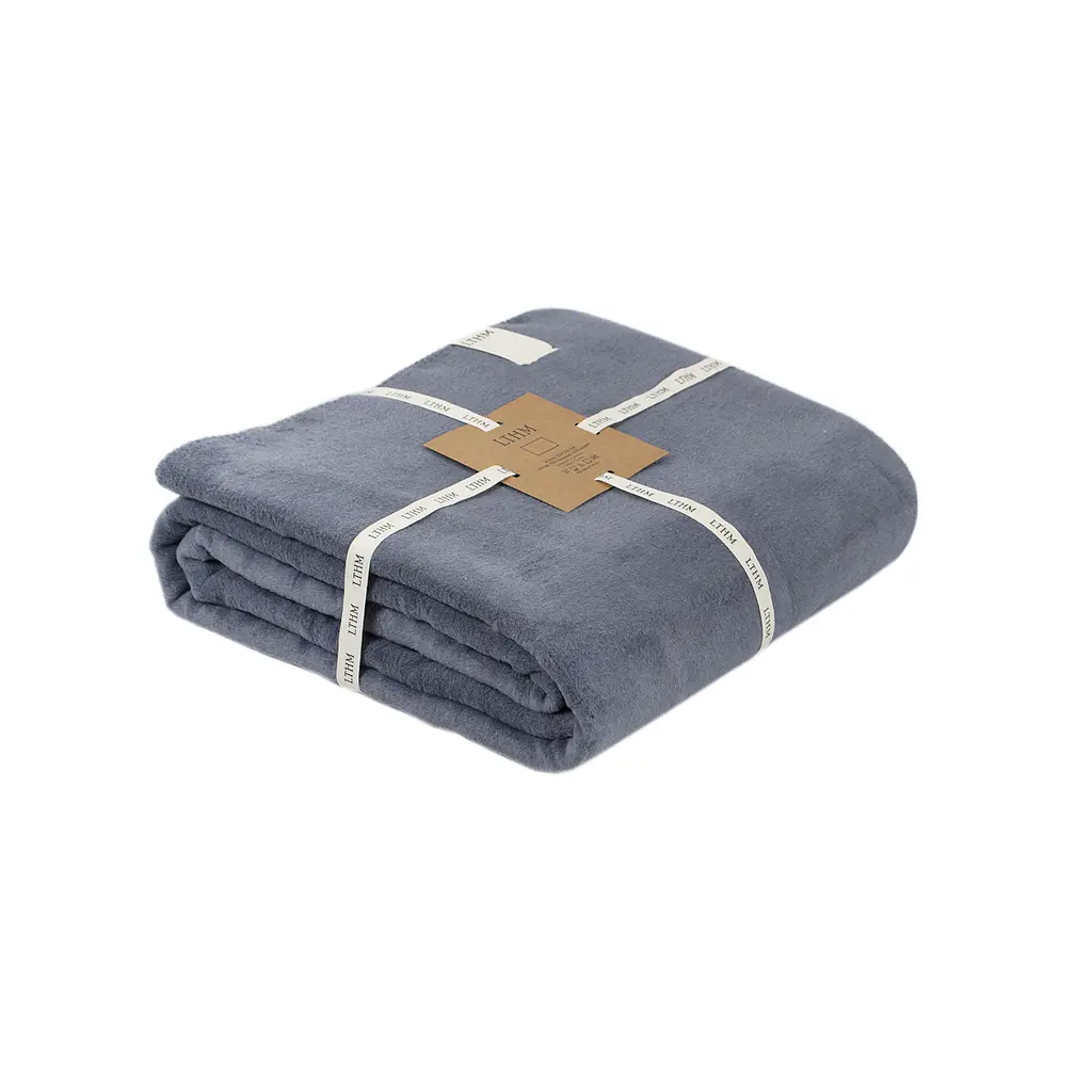 Плед Lotus Home - Infinity серый 200x220 - фото 6