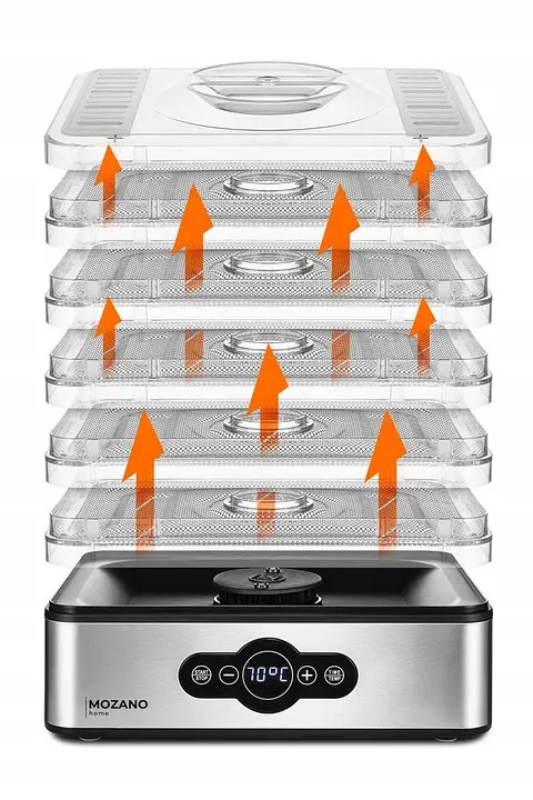 Сушилка для овощей фруктов и грибов дегидрататор Mozano 400 Вт - фото 4