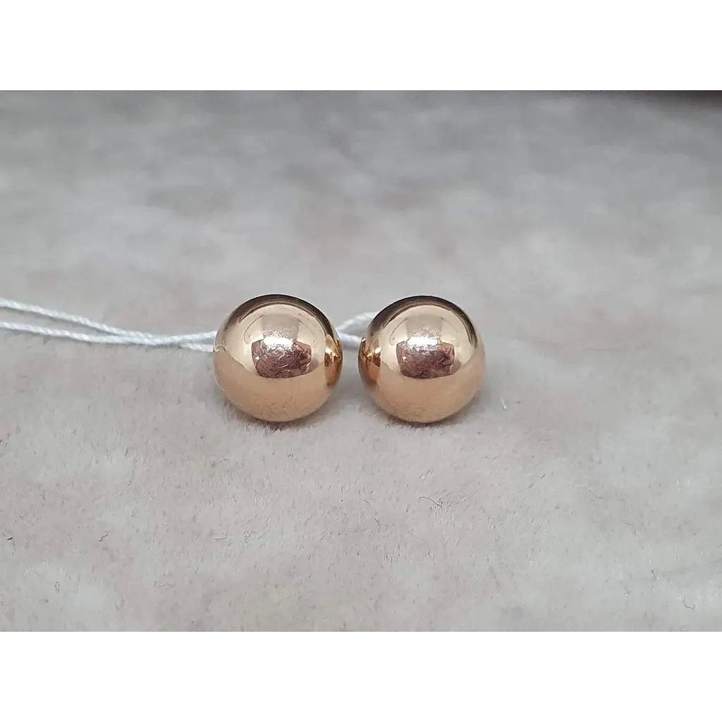 Золоті сережки-пуссети Tango. 580082 - фото 3