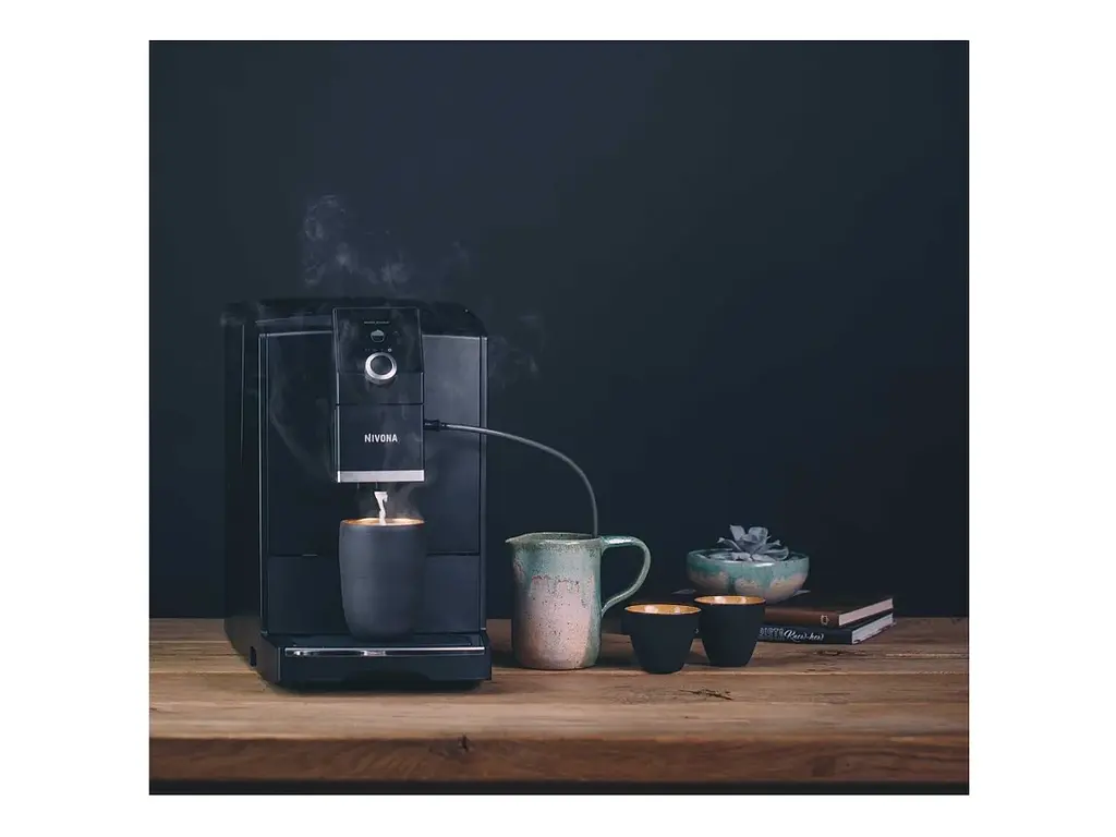 Nivona Кавомашина CafeRomatica 2.2л, зерно + мелена, автомат.капучинатор, авторецептів - 7, чорний - фото 6