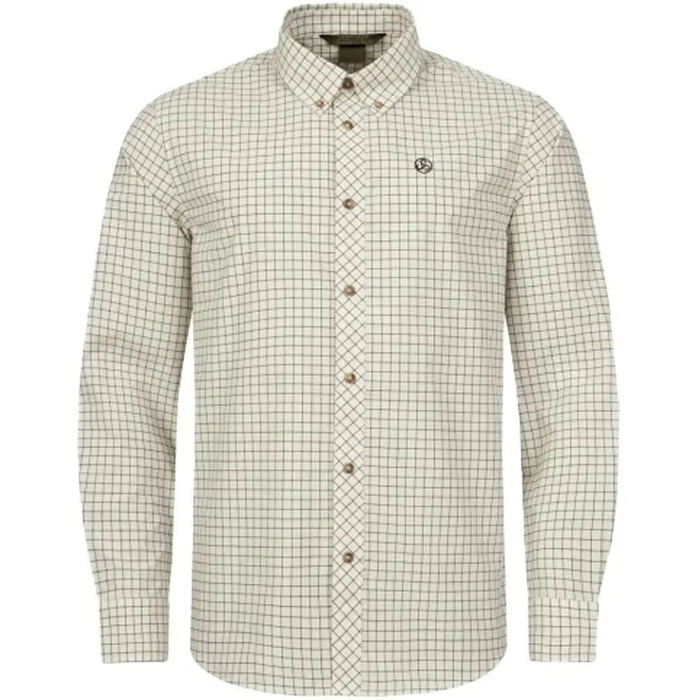 Сорочка Blaser Active Outfits Sauer Shirt Men 23 XL Creme/Dark Brown Checked