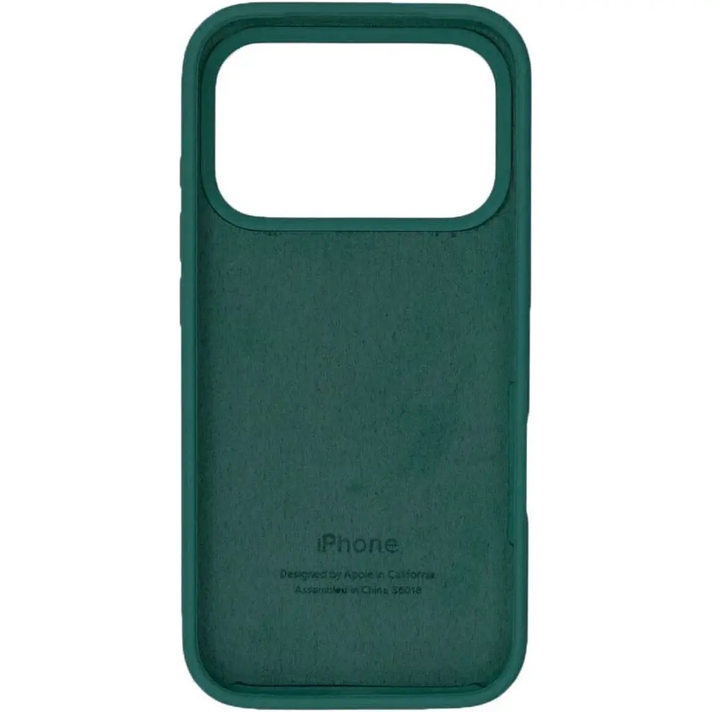 Чохол Silicone Case для Apple iPhone 17 Pro Pine Green AA [145173] - фото 2