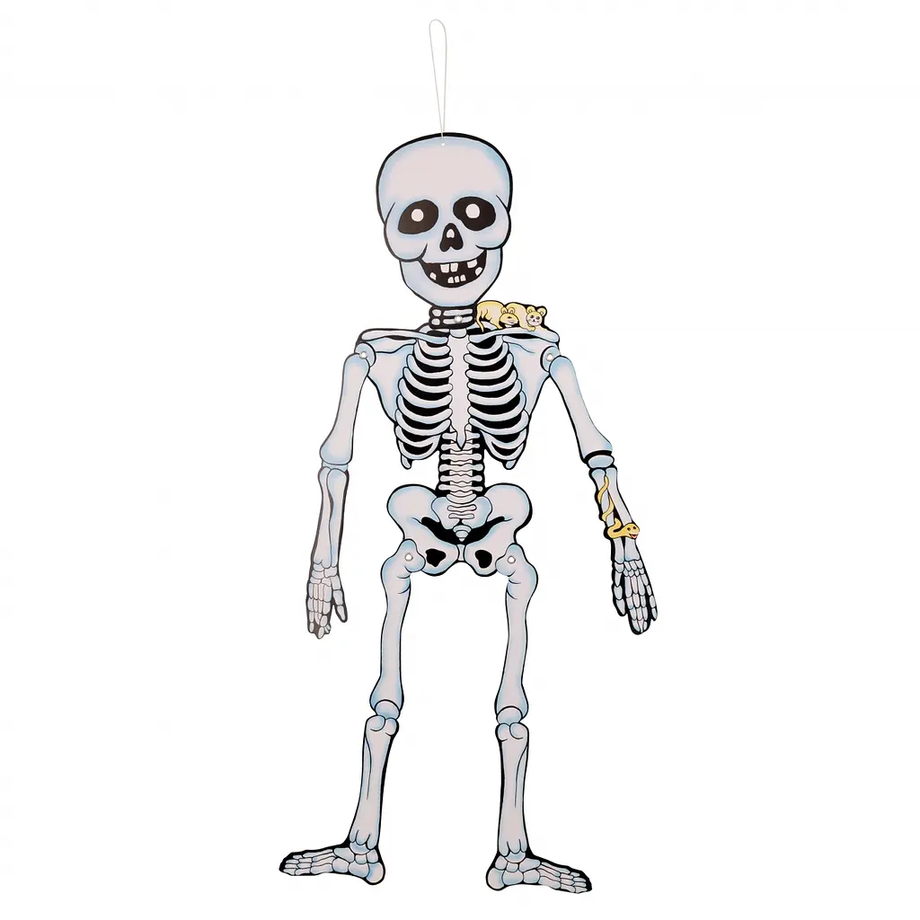 Декор Yes! Fun Halloween Скелет картоновий 60 см (974322) - фото 2