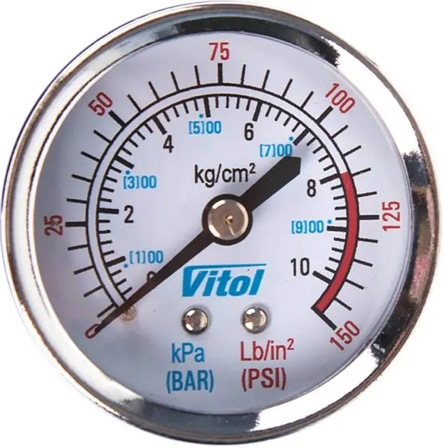 Автомобільний компресор Vitol 100psi 12Amp 35л R13-15 прикурювач (K-20) - фото 7