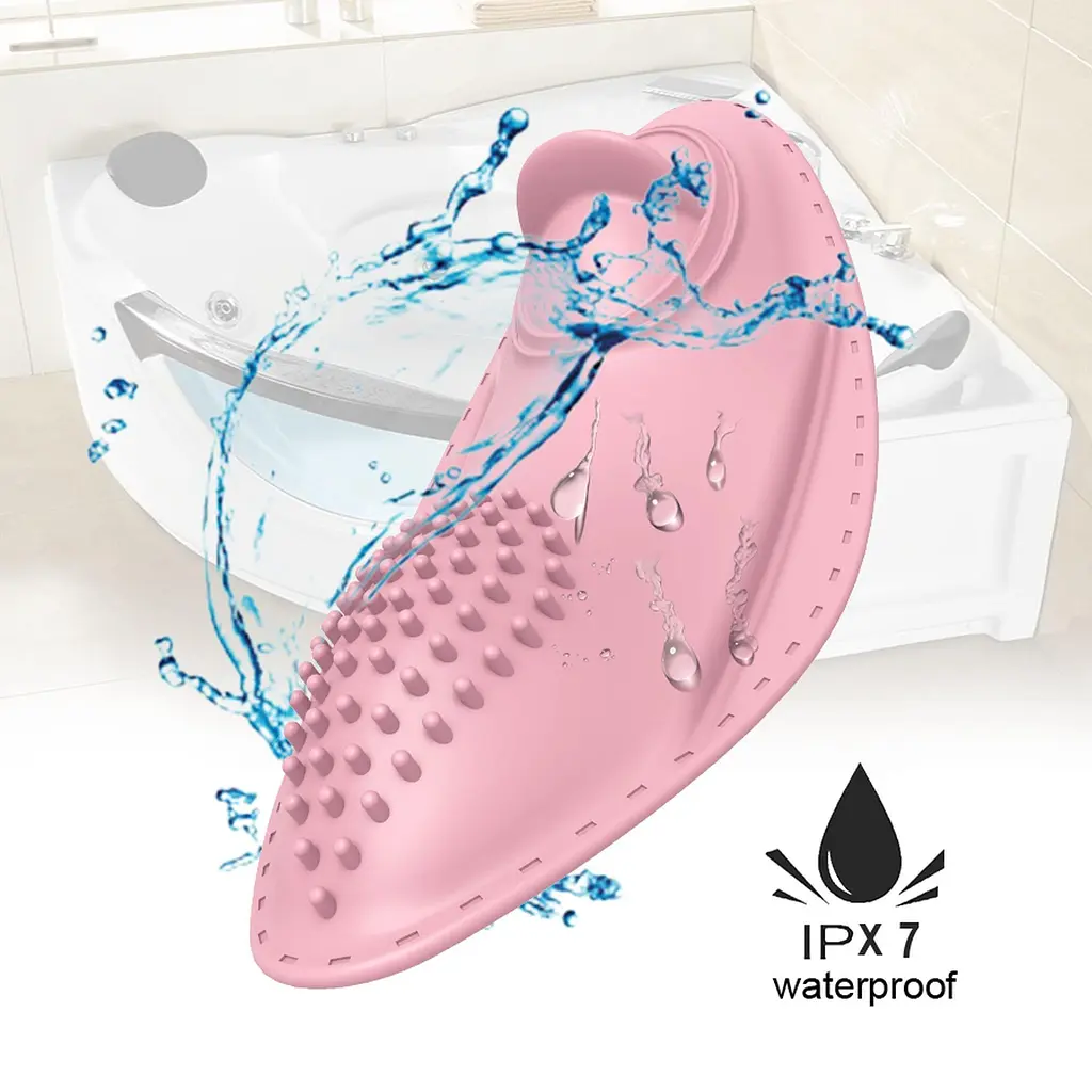 Вибратор для клитора Boss Series Strap On Vibrator 01 светло-розовый - фото 7