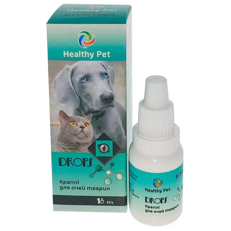 Краплі для очей тварин Healthy Pet 15 мл 309240