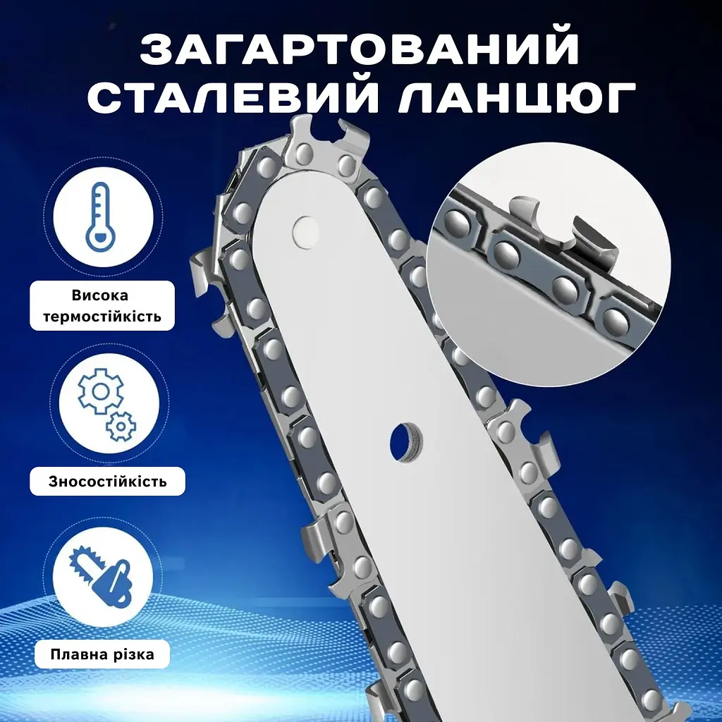 Ланцюгова Пила в кейсі 2АКБ 24v ( автоматична подача олії) - фото 9