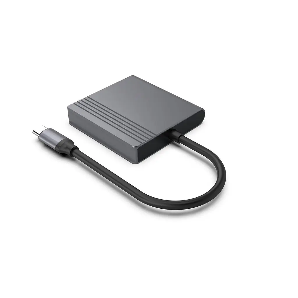 Док-станція Cablexpert USB-C 3-в-1 (A-CM-HDMIFDPF-01)