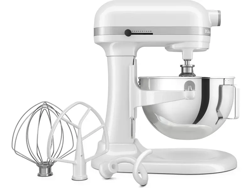 Кухонна машина KitchenAid Heavy Duty 5KSM55SXXEWH з відкидним блоком 5.2 л біла - фото 5