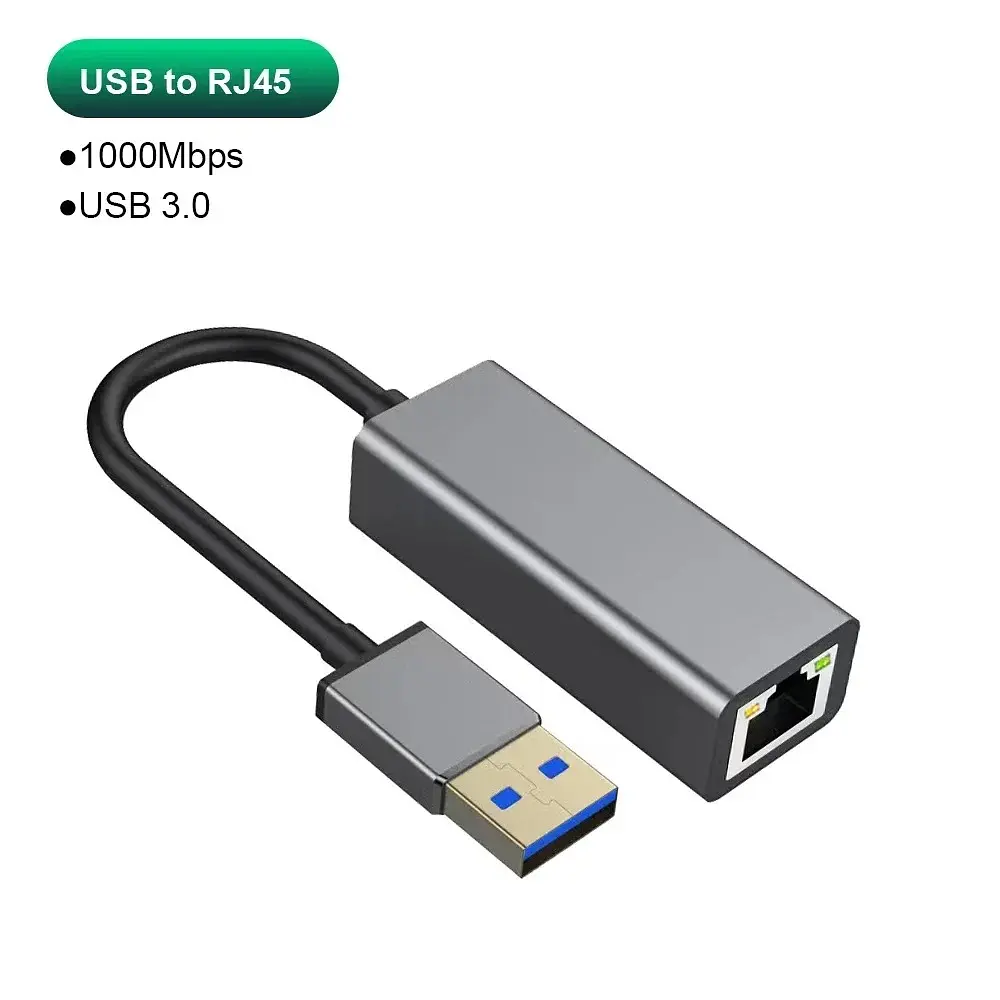 Адаптер USB на 1Gb Ethernet RJ45 - фото 8
