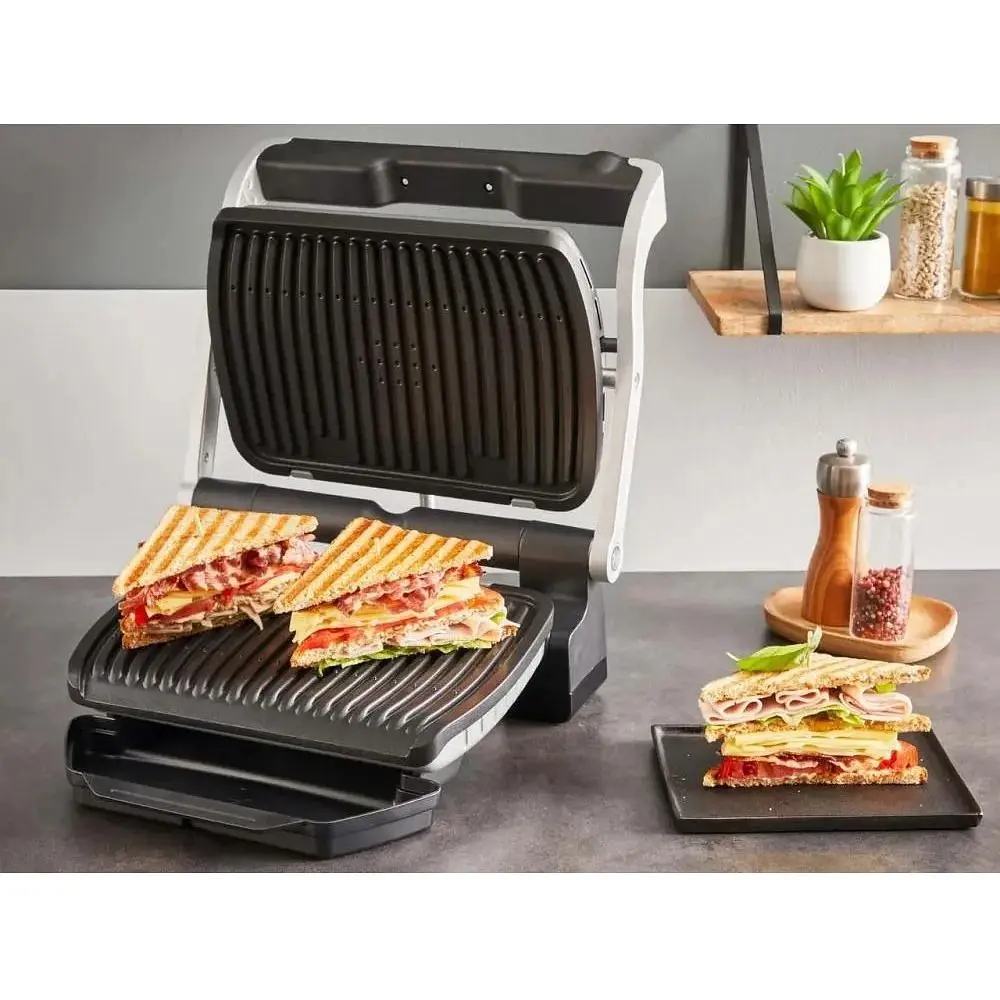 Електрогриль притискний Tefal OptiGrill+ GC718D10 - фото 4
