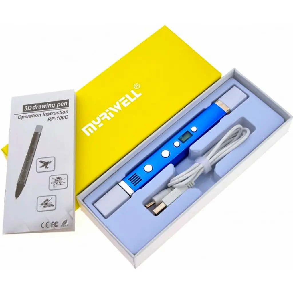 3D-Ручка Myriwell RP-100С Dark Blue (ABS, PLA, PCL) [114060] - фото 7
