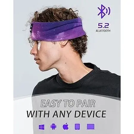 Маска-навушники для сну LC-Dolida Bluetooth Headband - фото 2