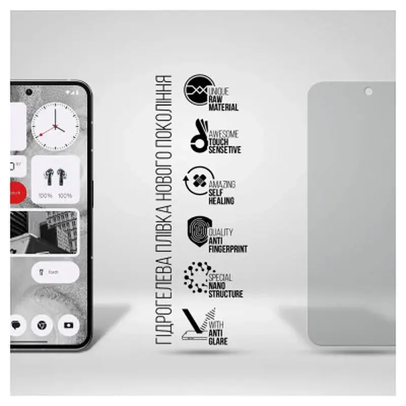 Плівка захисна Armorstandart Matte Nothing Phone (2) (ARM66612) - фото 2