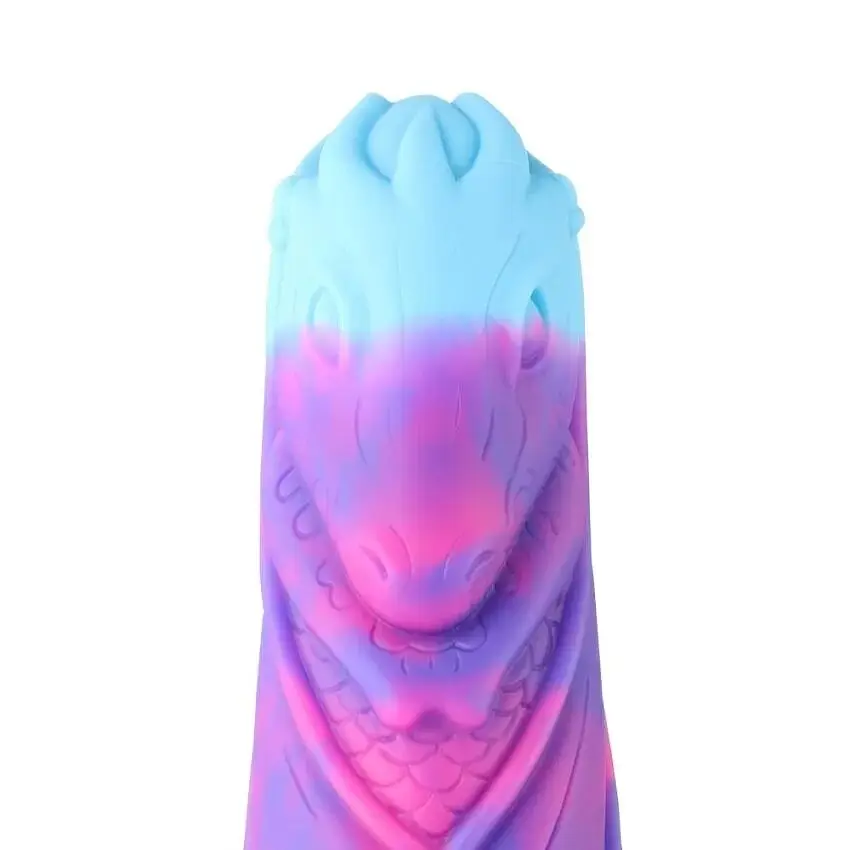 Фалоімітатор Hismith 7.48″ Silicone Dildo HSA139 Monster Series система KlicLok для секс-машин - фото 3