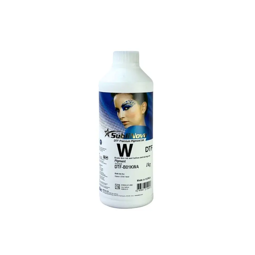 Чорнило InkTec Epson DTF Premium, pigmented 1L white (DTF-B01KWA)