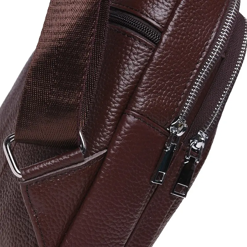 Чоловічий шкіряний рюкзак Keizer K12096-brown - фото 6