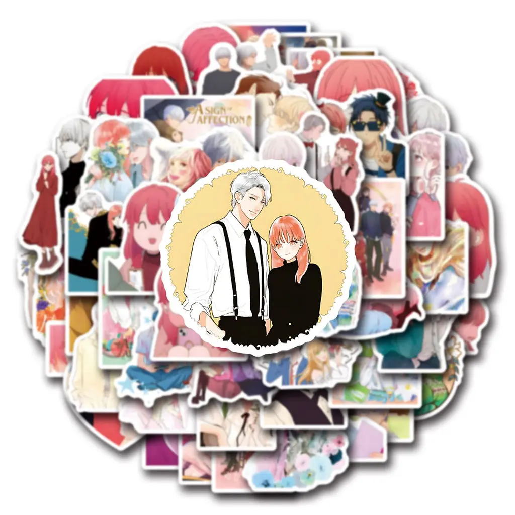 Стікерпак GeekLand Sign of Affection 50 штук - фото 3